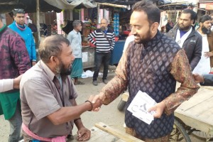 বিভিন্ন এলাকায় নির্বাচনী ক্যাম্প উদ্বোধন, গণসংযোগ ও মতবিনিময়কালে স্বতন্ত্র প্রার্থী পারভেজ আনোয়ার তণু