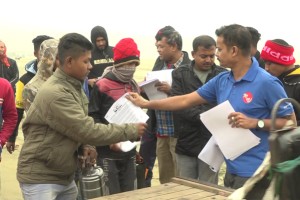 চতুর্থ ধাপের শেষ দিন কুষ্টিয়ায় বিএনপি’র লিফলেট বিতরণ