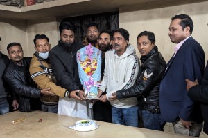 সাংবাদিক নেতা আনিসুজ্জামান ডাবলুর জন্মদিন পালন