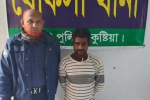 খোকসা থানা পুলিশের অভিযানে মাদক ব্যবসায়ী গ্রেফতার