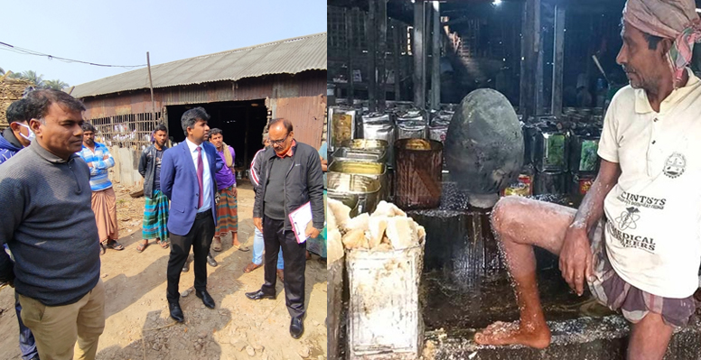 মেসার্স দিলীপ ট্রেডার্স ভ্রাম্যমাণ আদালতের অভিযানেও বন্ধ হয়নি কারখানাটি