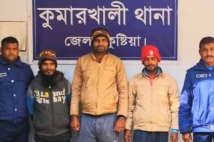 কুমারখালীতে তিন জুয়ারি আটক