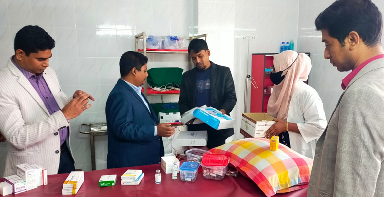 কুমারখালীর লোটাস চক্ষু ও জেনারেল হাসপাতালে অভিযান