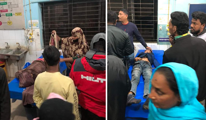 কুমারখালীতে ট্রাকের ধাক্কায় সেনাসদস্যের স্ত্রী-সন্তান নিহত