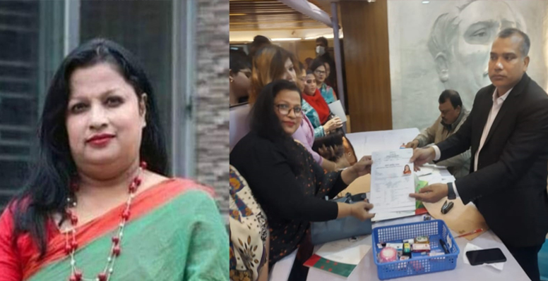 কুষ্টিয়ায় সংরক্ষিত নারী আসনে দলীয় মনোনয়ন ফরম জমা দিলেন এ্যাডঃ তানিম