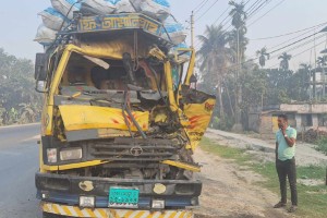 কুষ্টিয়ায় সড়ক দুর্ঘটনায় ট্রাকের হেলপার নিহত