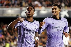 ভিনিসিয়াসের জোড়া গোলে রিয়ালের স্বস্তি