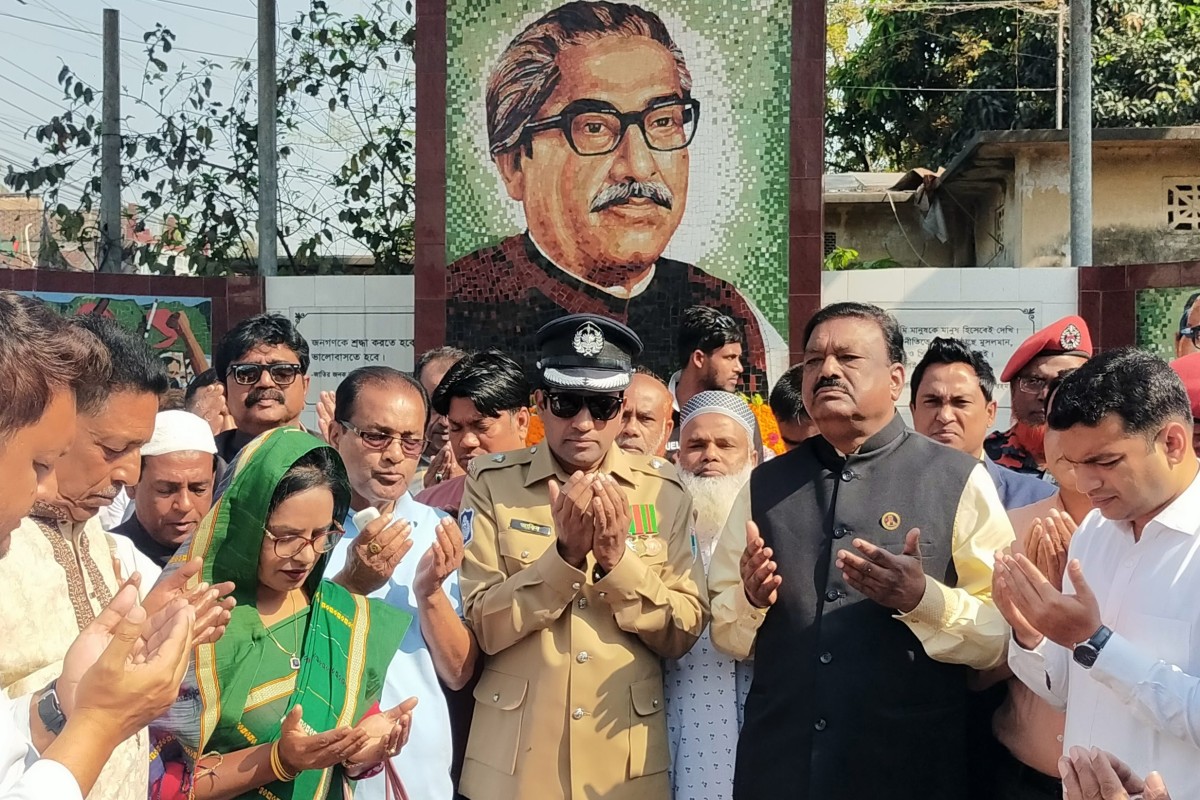 কুমারখালীতে বর্ণাঢ্য আয়োজনে ‘ ঐতিহাসিক ৭ই মার্চ ‘ উদযাপন