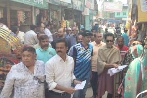 কুষ্টিয়ায় বিএনপির লিফলেট বিতরণ