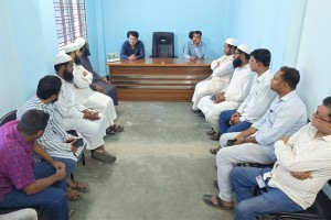 কুমারখালী প্রেসক্লাবের সদস্যদের সাথে  আলেম-ওলামাদের মতবিনিময় সভা