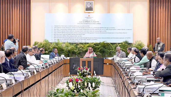 একনেকে ৮ হাজার ৪২৫ কোটি ৫১ লাখ টাকার প্রকল্প অনুমোদন করলেন প্রধানমন্ত্রী