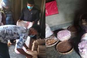 দৌলতপুরে নকল ব্যান্ডরোলসহ বিড়ি তৈরির উপকরণ জব্দ