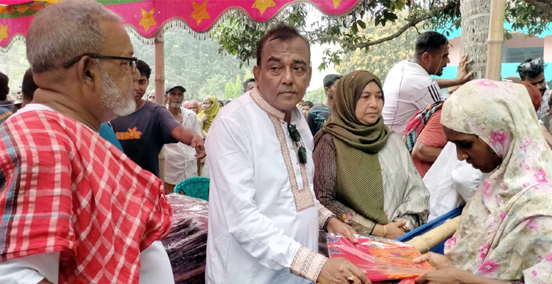 সমাজে বিত্তবানদের অসহায় মানুষের পাশে দাঁড়ানোর আহ্বান জানালেন : কামারুল আরেফিন  এমপি