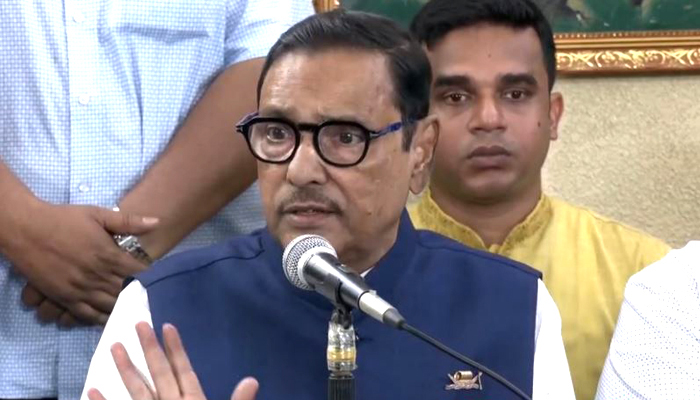 স্বৈরাচারের গড়া বিএনপিই গণতন্ত্র বাস্তবায়নে প্রধান বাধা: কাদের