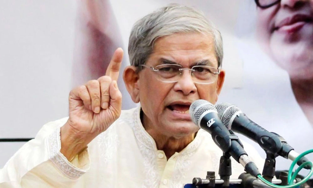 আইনের শাসনকে নির্বাসনে পাঠানো হয়েছে : মির্জা ফখরুল