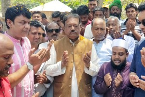 কুমারখালীতে নির্মাণ কাজের উদ্বোধন করেন আব্দুর রউফ এমপি