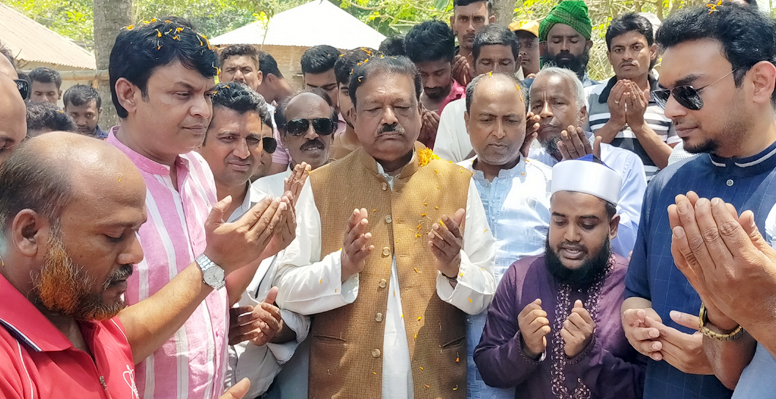 কুমারখালীতে নির্মাণ কাজের উদ্বোধন করেন আব্দুর রউফ এমপি
