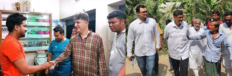 কুমারখালী উপজেলা পরিষদ নির্বাচনঃ নানা প্রতিশ্রুতি নিয়ে ভোটারদের দ্বারে দ্বারে প্রার্থীরা