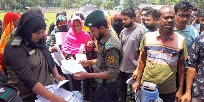 কুমারখালীতে উপজেলা নির্বাচন উপলক্ষে আনসার ও ভিডিপি সদস্য বাছাই কার্যক্রম অনুষ্ঠিত