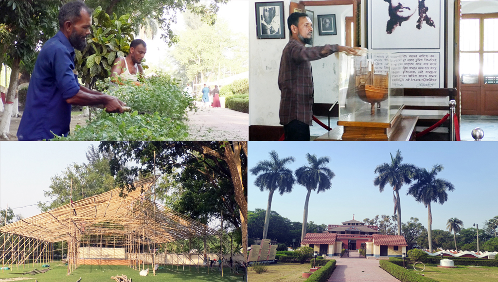 শিলাইদহ কুঠি বাড়িতে চলছে রবীন্দ্র জয়ন্তী উৎসবের প্রস্তুতি