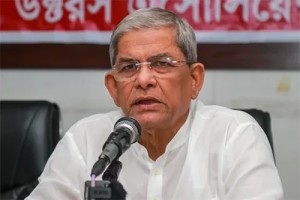 আওয়ামী লীগ সরকারের কারণে জনগণ পানির ন্যায্য হিস্যা থেকে বঞ্চিত: ফখরুল 