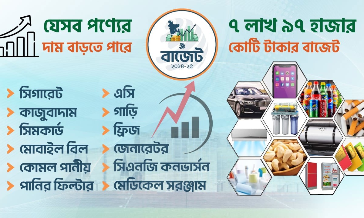 যেসব পণ্যের দাম বাড়বে