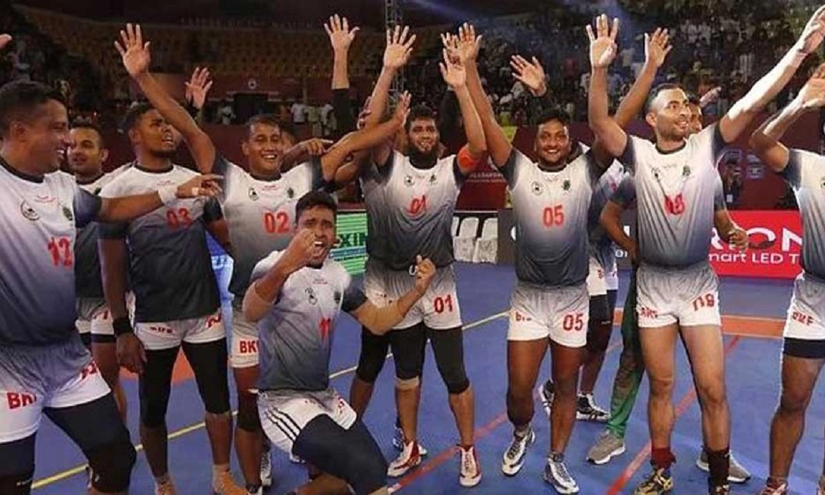 বঙ্গবন্ধু কাপ আন্তর্জাতিক কাবাডির চতুর্থ শিরোপা বাংলাদেশের 