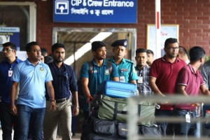 বিশ্বকাপ মিশন শেষে দেশে ফিরেছে বাংলাদেশ দল