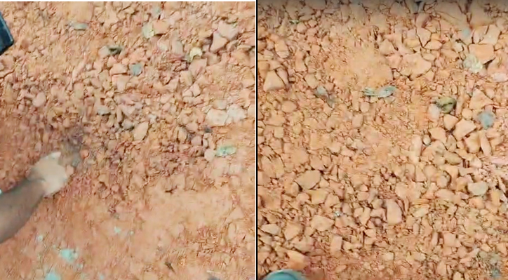 রাস্তার কাজে এলজিইডির প্রকৌশলী এবং ঠিকাদার হাফিজের যোগসাজশে চলছে ব্যাপক অনিয়ম