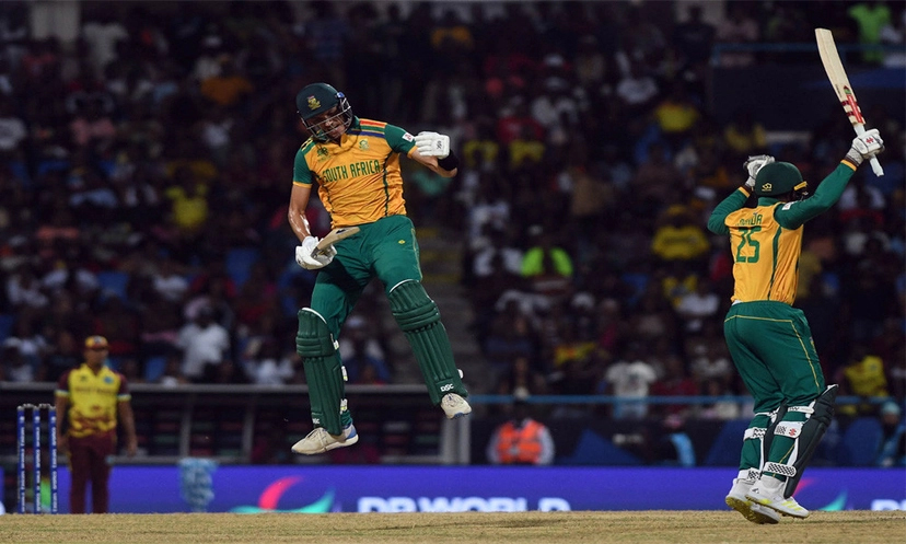ওয়েস্ট ইন্ডিজকে বিদায় করে সেমিফাইনালে দক্ষিণ আফ্রিকা