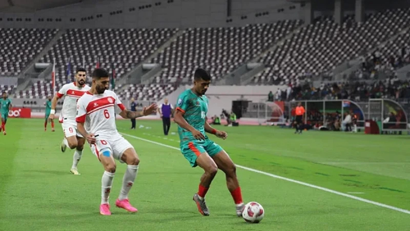 লেবাননের বিপক্ষে বড় ব্যবধানে হারল বাংলাদেশ