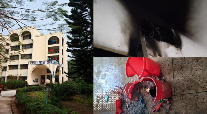 শর্টসার্কিট থেকে ইবির খালেদা জিয়া হলে আগুন