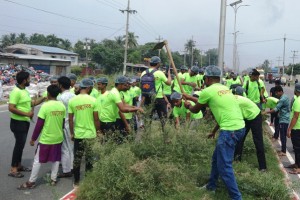 কুষ্টিয়া শহর শিবিরের পরিচ্ছন্নতা অভিযান ও বৃক্ষ রোপন কর্মসূচি