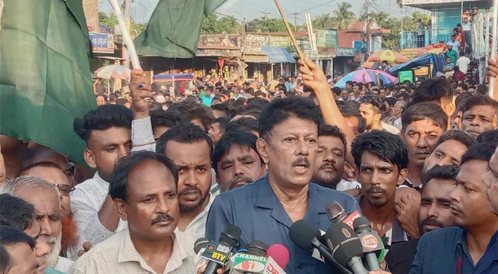 মিরপুরে জাতীয় পার্টির জনসভায় আহসান হাবিব লিংকন
