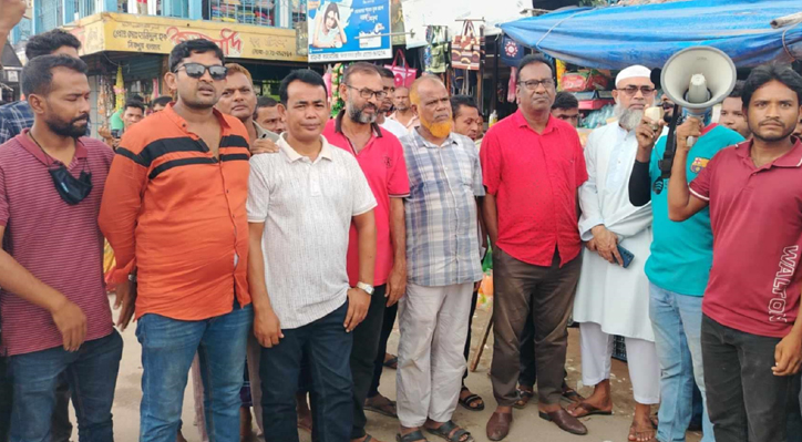 মিরপুরে সন্ত্রাসী ও চাঁদাবাজি বন্ধে বিএনপির প্রতিবাদ সভা