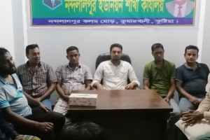 নন্দলালপুর স্বেচ্ছাসেবকদলের কর্মীদের আয়োজনে মতবিনিময় সভা 