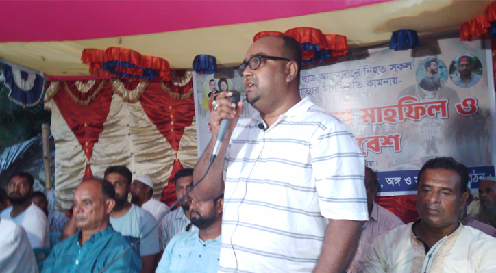 ঐক্যবদ্ধভাবে আমরা তার নির্বাচন করবো-শামসুজ্জামান সুইট
