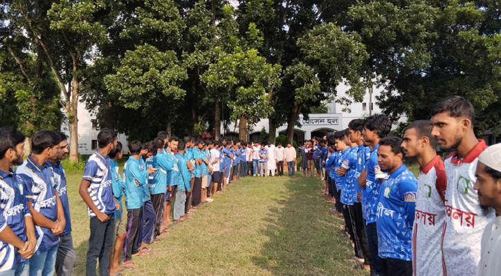 ইবিতে শহীদ আবু সাইদ অন্তঃহল ফুটবল টুর্নামেন্ট শুরু