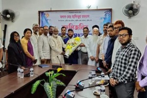 কুষ্টিয়ার দুদক উপপরিচালক হাফিজুর রহমানের বিদায় সংবর্ধনা