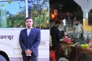 ফুড কোর্ট ‘থিংকিং কাপে’র আয়ে পড়াশোনার খরচ চলে ইবির শরীফের