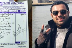 হাজিরা মেশিনের নামে ‘কাঁচকলা’ দেখিয়েছেন কুমারখালী পৌরসভার সাবেক মেয়রপুত্র অর্ণব