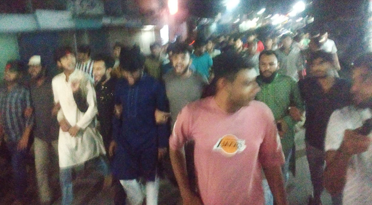 বাংলাদেশ ছাত্রলীগকে সন্ত্রাসী সংগঠন হিসেবে নিষিদ্ধ ঘোষণা করায় কুষ্টিয়াতে আনন্দ মিছিল