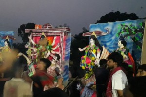 মিরপুরে প্রতিমা বিসর্জনে শেষ হলো শারদীয় দুর্গোৎসব
