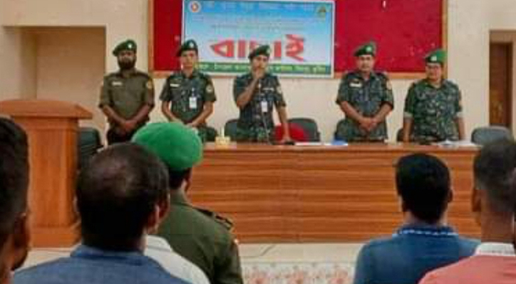 পূজা মন্ডপে আইনশৃঙ্খলা রক্ষায় মিরপুরে আনসার ও ভিডিপি বাছাই