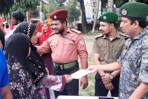 ভেড়ামারায় শারদীয় দুর্গাপূজায় আইন শৃঙ্খলা রক্ষায় আনসার ও ভিডিপি সদস্যা যাচাই-বাছাই