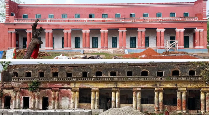 জৌলুস ফিরলেও অরক্ষিত শিলাইদহের কাচারি বাড়ি