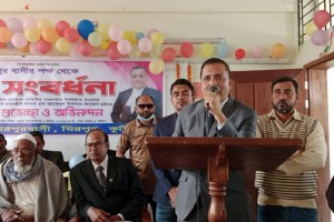 কুষ্টিয়া ল কলেজের সভাপতি জাবেদুল ইসলাম জাভেদকে মিরপুরবাসীর পক্ষ থেকে গণ সংবর্ধনা 