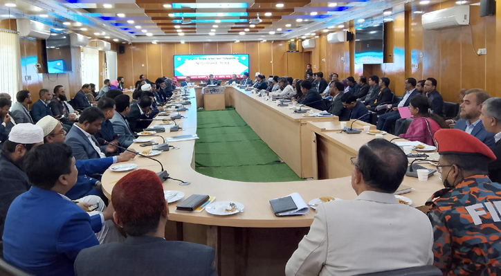 কুষ্টিয়ায় জেলা প্রশাসন ও জেলা তথ্য অফিসের আয়োজনে তারুণ্য নির্ভর বাংলাদেশ বিনির্মাণে আলোচনা সভা অনুষ্ঠিত