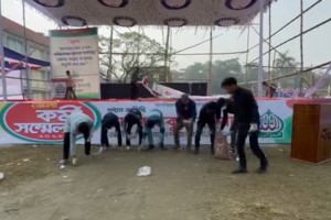 কুষ্টিয়ায় জামায়াতের সমাবেশের পর মাঠ পরিষ্কার করল ছাত্রদল