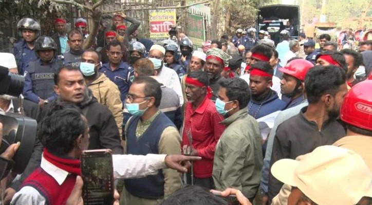 কুষ্টিয়ায় হাইকোর্টের পূর্ণাঙ্গ রায় ছাড়াই উচ্ছেদের চেষ্টা 